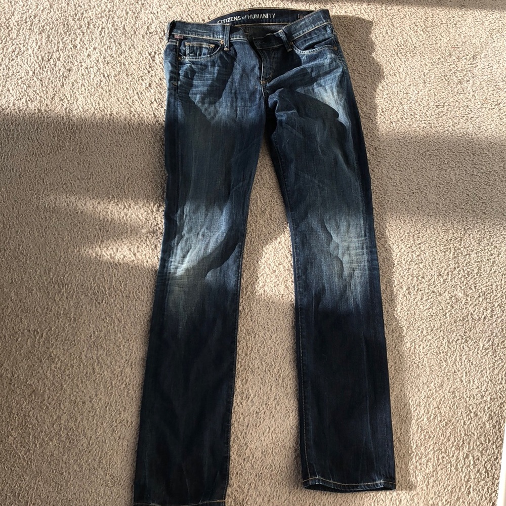 Citizens of Humanity low rise straight leg jeans